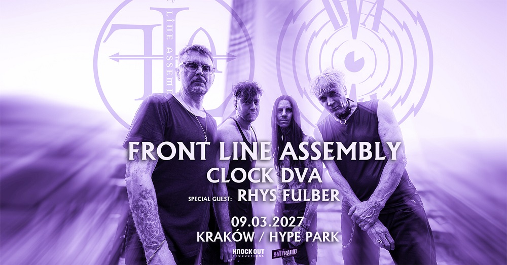 Front Line Assembly i Clock DVA jako podwójni headlinerzy na jedynym koncercie w Polsce!